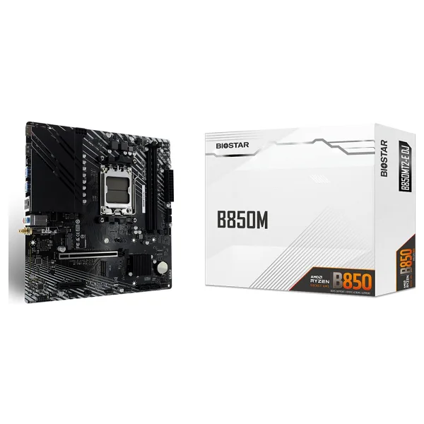 Biostar B850mt2-E Dj AMD Am5 DDR5 Micro Atx Anakart - Görsel 5