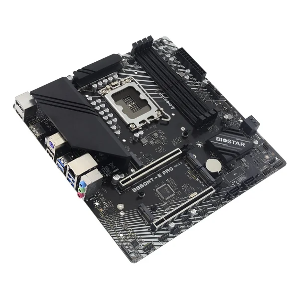 Biostar B860mt-E Pro Intel Lga1851 DDR5 Micro Atx Anakart - Görsel 3