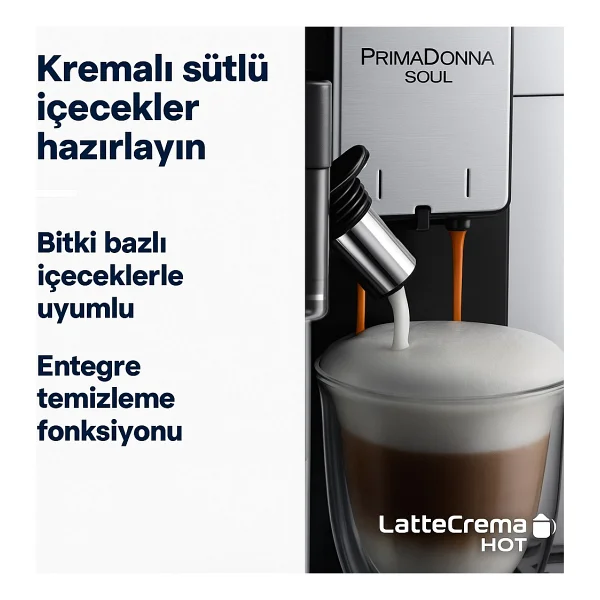 Delonghi Ecam612.55.Sb Primadonna Soul Otomatik Espresso Makinesi - Görsel 7