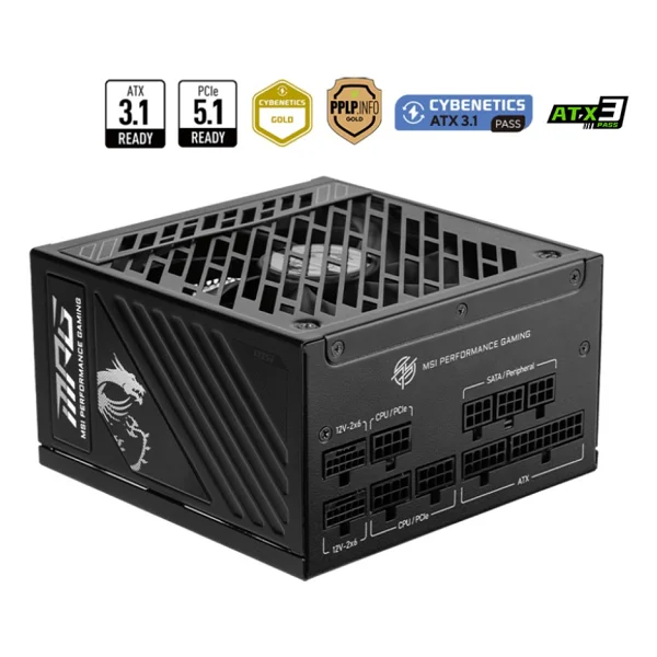 Msı Mpg A1000gs Gen5.1 1000 W Power Supply - Görsel 6