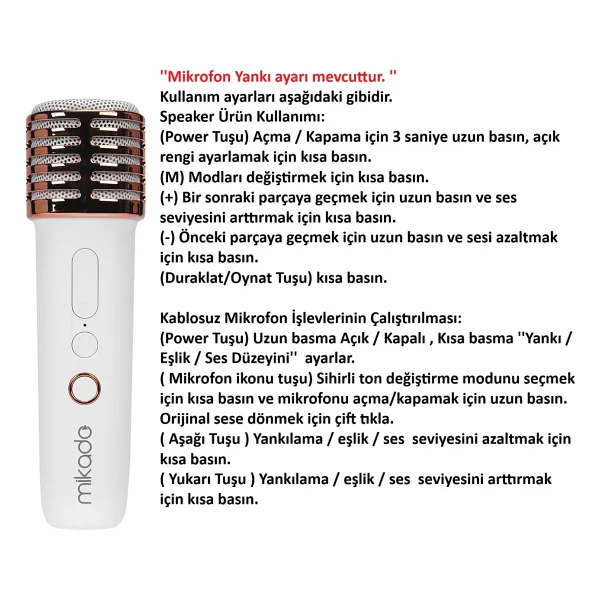 Mikado Md-16bt 5 W Bluetooth Hoparlör - Görsel 2