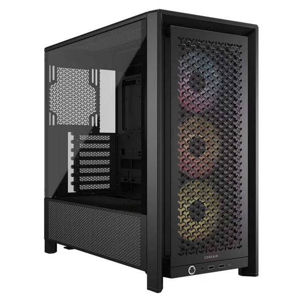 Corsair Frame 4000d Rs Cc-9011296-Ww Argb Fanlı Siyah E-Atx Oyuncu Kasası - Görsel 3