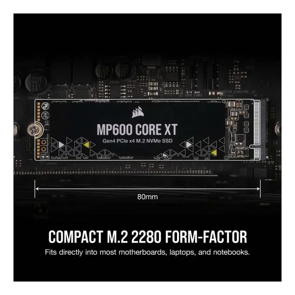 Corsair Mp600 Core Xt Cssd-F2000gbmp600cxtr2 Pcı-Express 4.0 2 TB M.2 SSD - Görsel 2