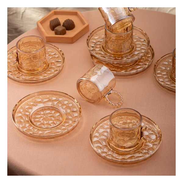 Emsan Çifte Kavrulmuş 100 Ml 6'lı Kahve Fincan Takımı - Görsel 5