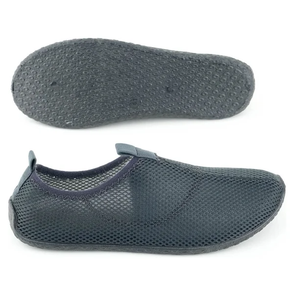 Gezer Yazlık Unisex Pvc Taban Plaj Deniz Havuz Ayakkabı - Füme - 46 - Görsel 6