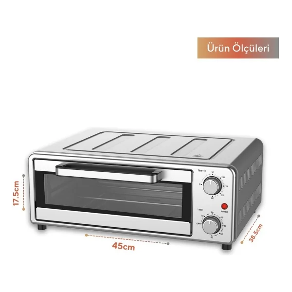 Kumtel Hpo-01 Hava Fritözü Mini Pizza Fırını - Görsel 2