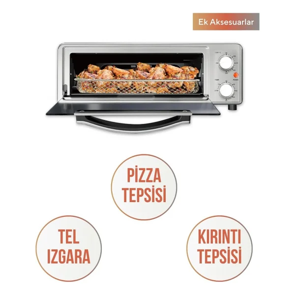 Kumtel Hpo-01 Hava Fritözü Mini Pizza Fırını - Görsel 3
