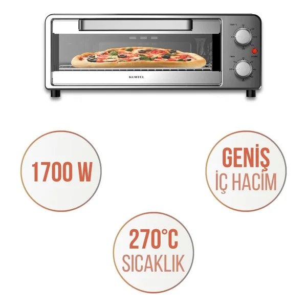 Kumtel Hpo-01 Hava Fritözü Mini Pizza Fırını - Görsel 4