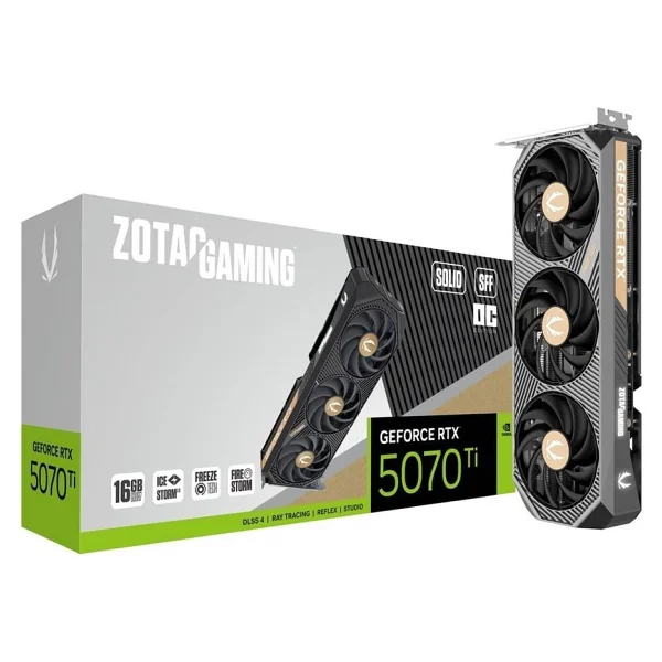 Zotac RTX 5070 Tı Gaming Solid Sff Oc Zt-B50710j3-10p 256 Bit Gddr7 16 GB Ekran Kartı - Görsel 6