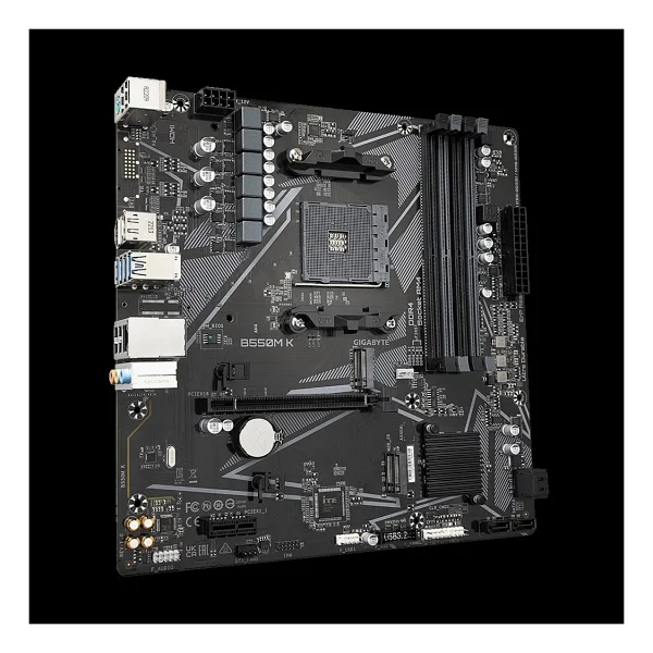 Gigabyte B550m K AMD Am4 DDR4 Micro Atx Anakart - Görsel 2