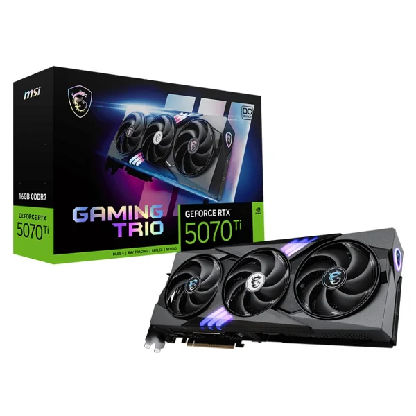 Msı RTX 5070 Tı 16g Gaming Trio Oc G507t-16gtc 256 Bit Gddr7 16 GB Ekran Kartı - Görsel 6