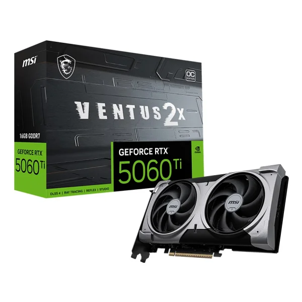 Msı RTX 5060 Tı 16g Ventus 2x Oc Plus G506t-16v2cp 128 Bit Gddr7 16 GB Ekran Kartı - Görsel 6