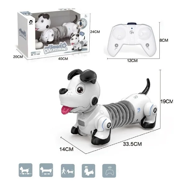 Vardem Kumandalı Işıklı Ve Sesli Sevimli Akıllı Köpek Gl-777-603 - Görsel 3