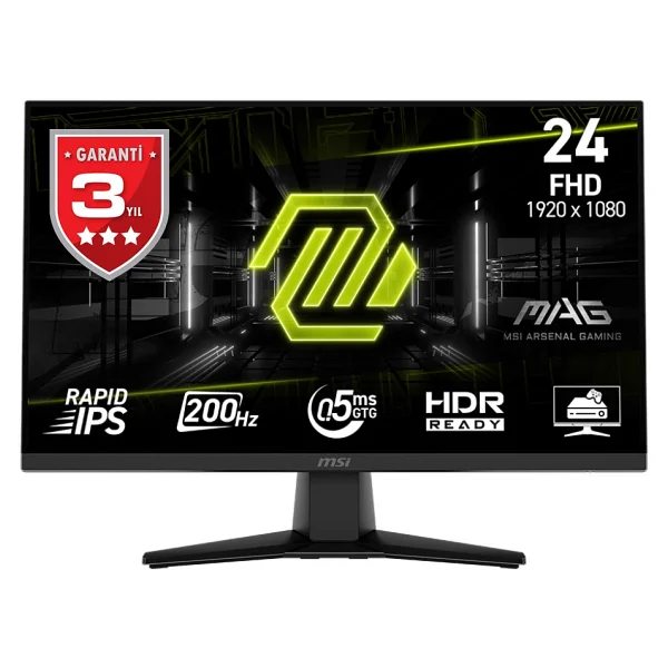 Msı Mag 242f 23.8" 0.5 Ms Full HD Ips 200 Hz Oyuncu Monitörü - Görsel 5