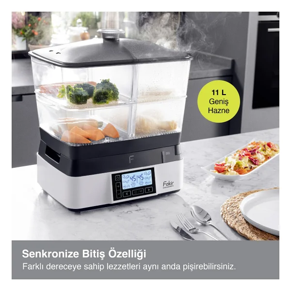 Fakir Premium Steam 1800 W Buharlı Pişirici - Görsel 5