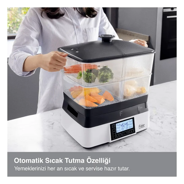 Fakir Premium Steam 1800 W Buharlı Pişirici - Görsel 6