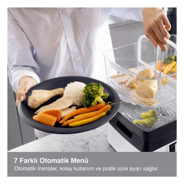 Fakir Premium Steam 1800 W Buharlı Pişirici - Görsel 9