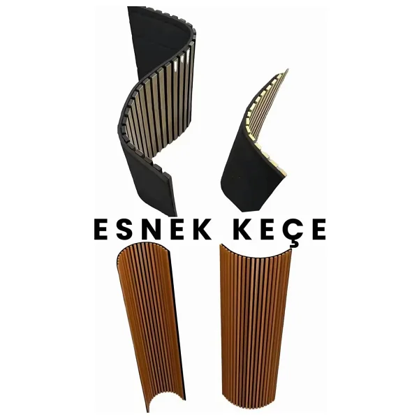 Mdf Ahşap Akustik Duvar Paneli 100 X 280 Cm ( Safir Meşe ) - Görsel 3