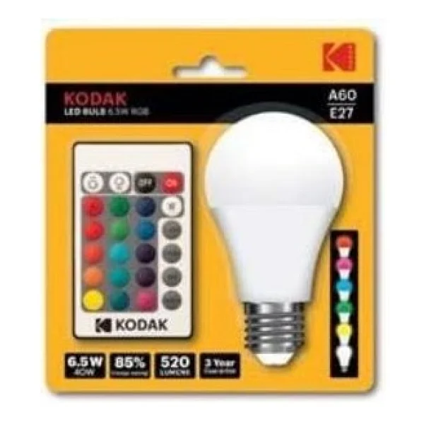 Kodak LED RGB Ampul Kumandalı - Görsel 2