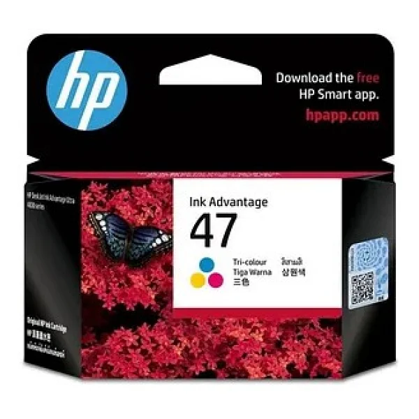 Hp 47 6zd61ae / 6zd21ae Siyah + Renkli 2'li Set Kartuş - Görsel 3