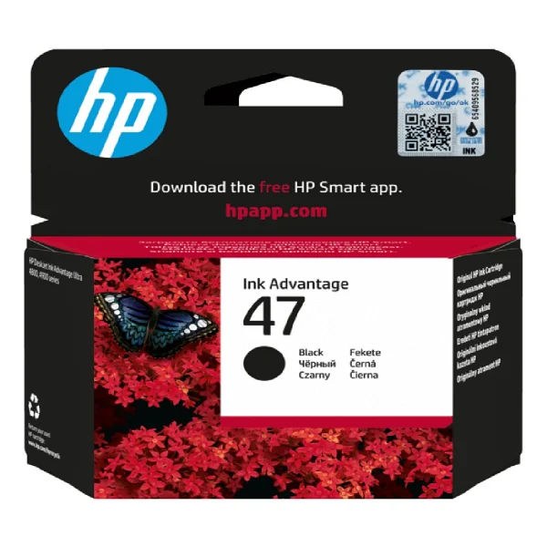 Hp 47 6zd61ae / 6zd21ae Siyah + Renkli 2'li Set Kartuş - Görsel 4