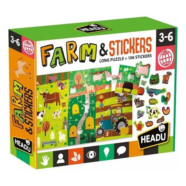 Headu Çiftlik Puzzle Ve Etiket - Görsel 5