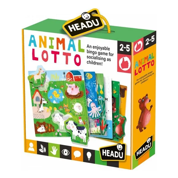 Headu Hayvan Lotosu Puzzle (Anımal Lotto Montessorı (2-5 Yaş) - Görsel 4