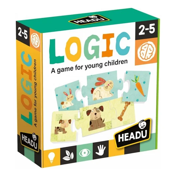 Headu Logic 3 Parçalı Hayvan Yapbozu 20751 - Görsel 5