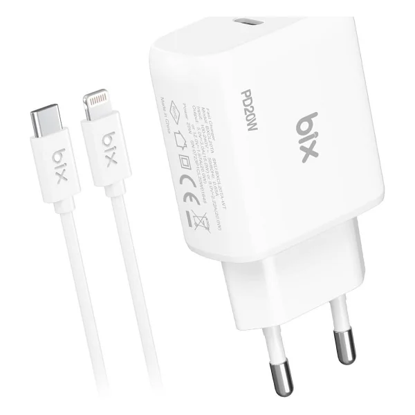 Bix Bxcl20ta 20 W Lightning Kablolu Hızlı Şarj Aleti - Görsel 4