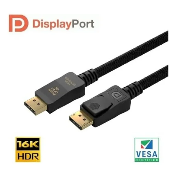 Paugge Entdp2115 1.5 M 16k Displayport Kablo - Görsel 3