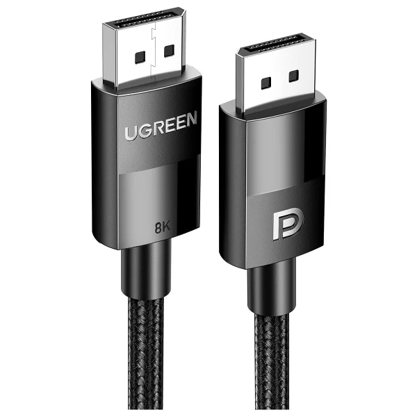 Ugreen 8K Displayport Kablosu 1.4 Dp Kablosu Displayport Dp Dp Kablosu Desteği 8K 60hz, 4K 144hz, 1080p 165hz Hdtv'ler İçin HDR Video, Monitör, Grafik Kartı, Bilgisayar (2m) - Görsel 4
