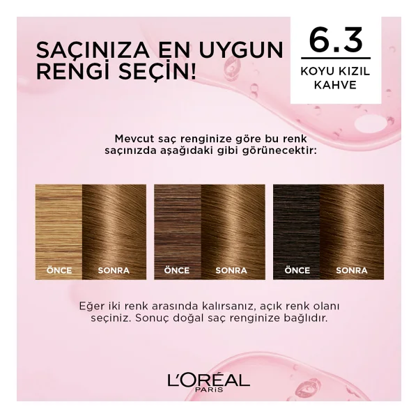 L'oreal Paris Excellence Creme 6.3 Açık Karamel Saç Boyası - Görsel 7