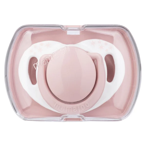 Mamajoo Yenidoğan Hediye Seti Powder Pink Antikolik Biberon 150 Ml Ve Ortodontik Emzik & Saklama Kabı - Pembe - Görsel 4