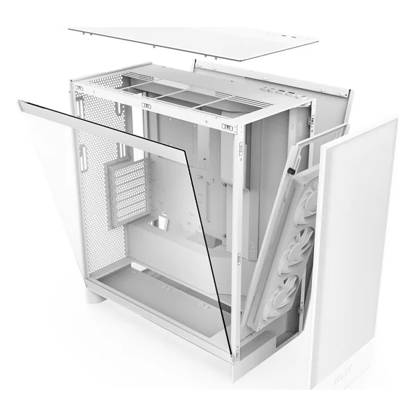 Nzxt H7 Flow RGB 2024 Fanlı E-Atx Oyuncu Kasası - Görsel 4
