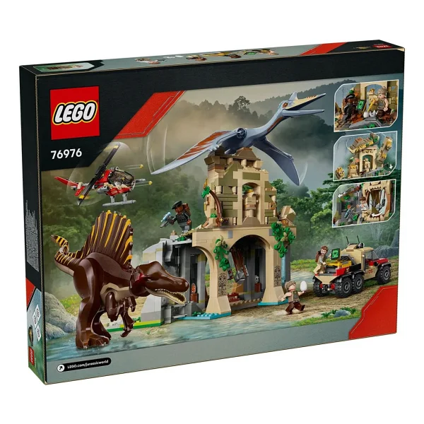 Lego 76976 Jurassic World Spinosaurus Ve Quetzalcoatlus Hava Görevi - Görsel 2