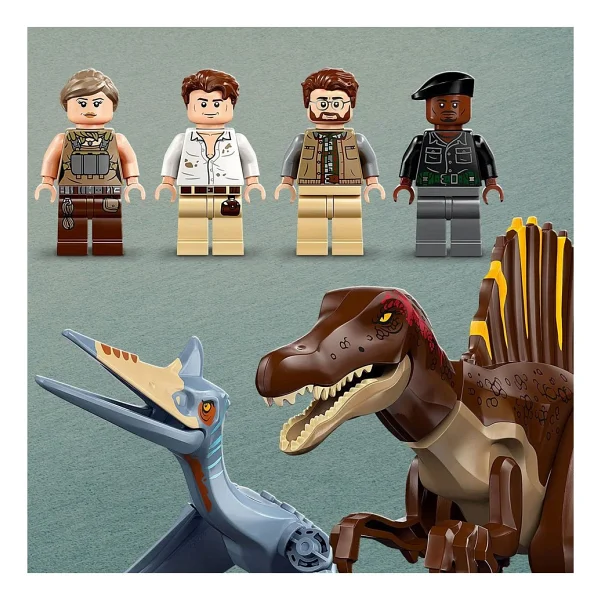 Lego 76976 Jurassic World Spinosaurus Ve Quetzalcoatlus Hava Görevi - Görsel 5