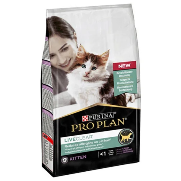 Pro Plan Liveclear Alerjen Azaltan Hindili 1.4 Kg Yavru Kedi Maması - Görsel 6