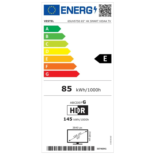 Vestel 65uv9750 4K Ultra HD 65'' 165 Ekran Uydu Alıcılı Smart LED TV - Görsel 8