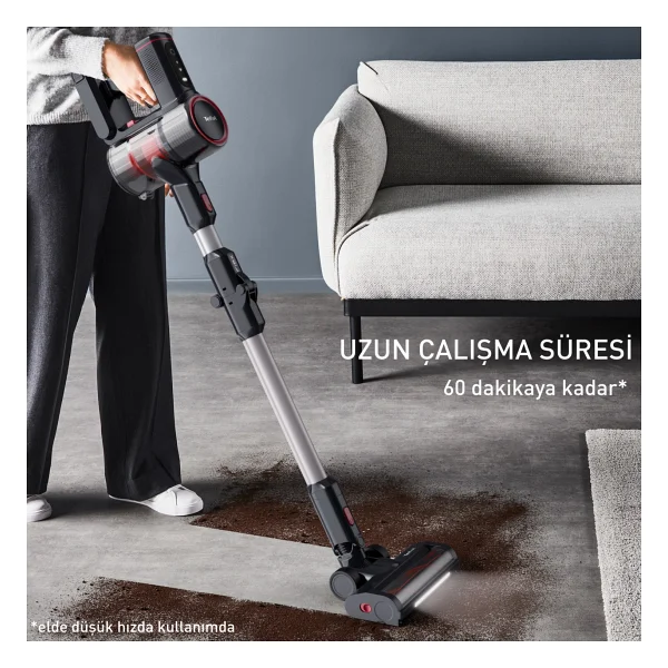 Tefal X-Force Flex 8.60 Max Animal Care Ty6t88tr Şarjlı Dikey Süpürge - Görsel 3