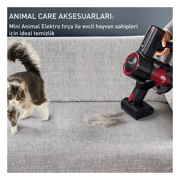 Tefal X-Force Flex 8.60 Max Animal Care Ty6t88tr Şarjlı Dikey Süpürge - Görsel 6