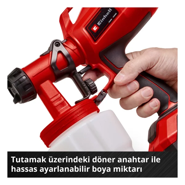 Einhell Tc-Sy 18/60 Li Aküsüz Boya Tabancası - Görsel 5