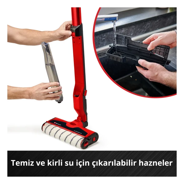 Einhell Cleanexxo Aküsüz Sert Zemin Temizleyici - Görsel 7
