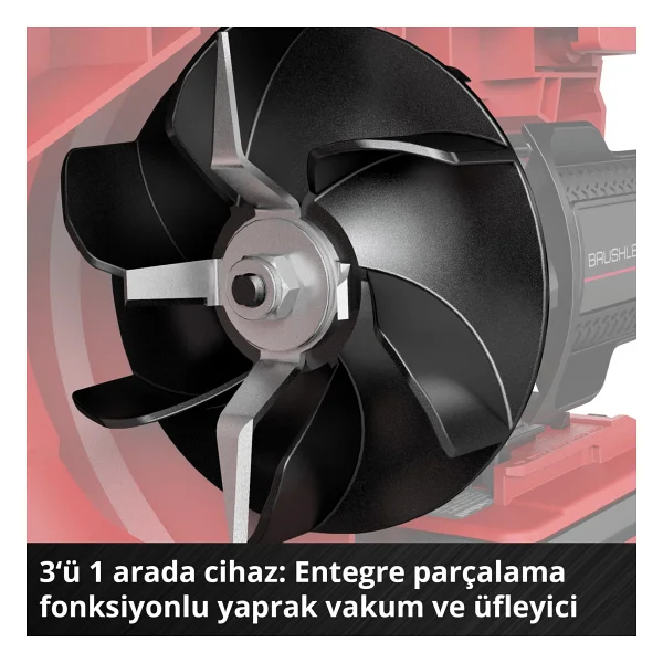 Einhell Venturro 18/210 Aküsüz Yaprak Toplama-Üfleme Makinesi - Görsel 6