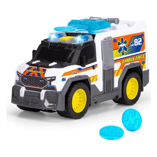Dickie Sesli Ve Işıklı 30 Cm Ambulans 203306024 - Görsel 6