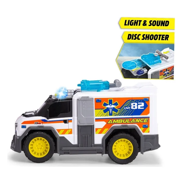 Dickie Sesli Ve Işıklı 30 Cm Ambulans 203306024 - Görsel 7