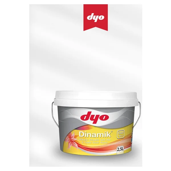 Dyo Dinamik Silikonlu İpek Mat 7.5 lt İç Cephe Boyası - Buz Beyaz - Görsel 7