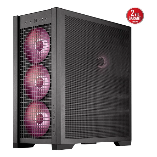 Asus Tuf Gaming Gt302 Argb Fanlı Siyah E-Atx Oyuncu Kasası - Görsel 2