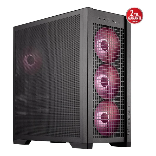 Asus Tuf Gaming Gt302 Argb Fanlı Siyah E-Atx Oyuncu Kasası - Görsel 3