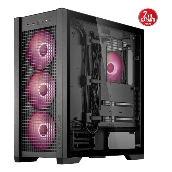 Asus Tuf Gaming Gt302 Argb Fanlı Siyah E-Atx Oyuncu Kasası - Görsel 4
