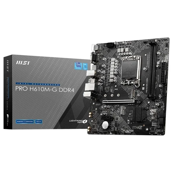Msı Pro H610m-G Intel Lga1700 DDR4 Micro Atx Anakart - Görsel 2